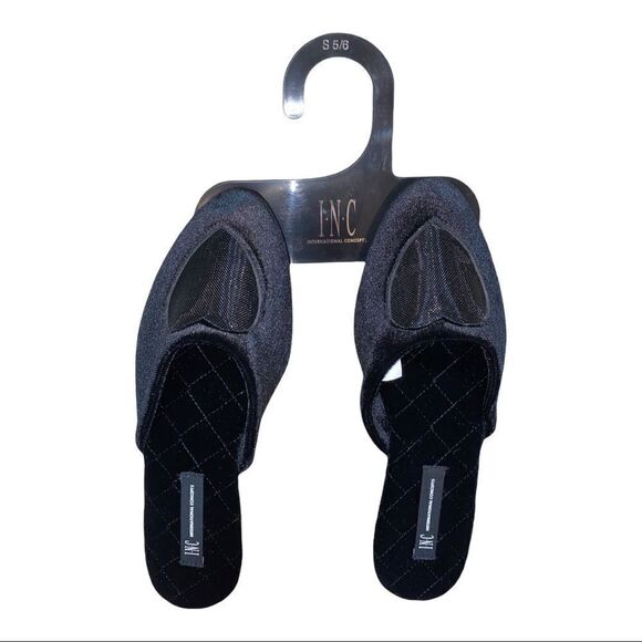INC International Concepts Mesh-Heart Slippers - Picture 2 of 3